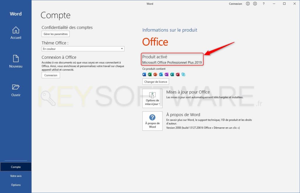 Télécharger et installer Office 2019 Professionnel Plus en Français